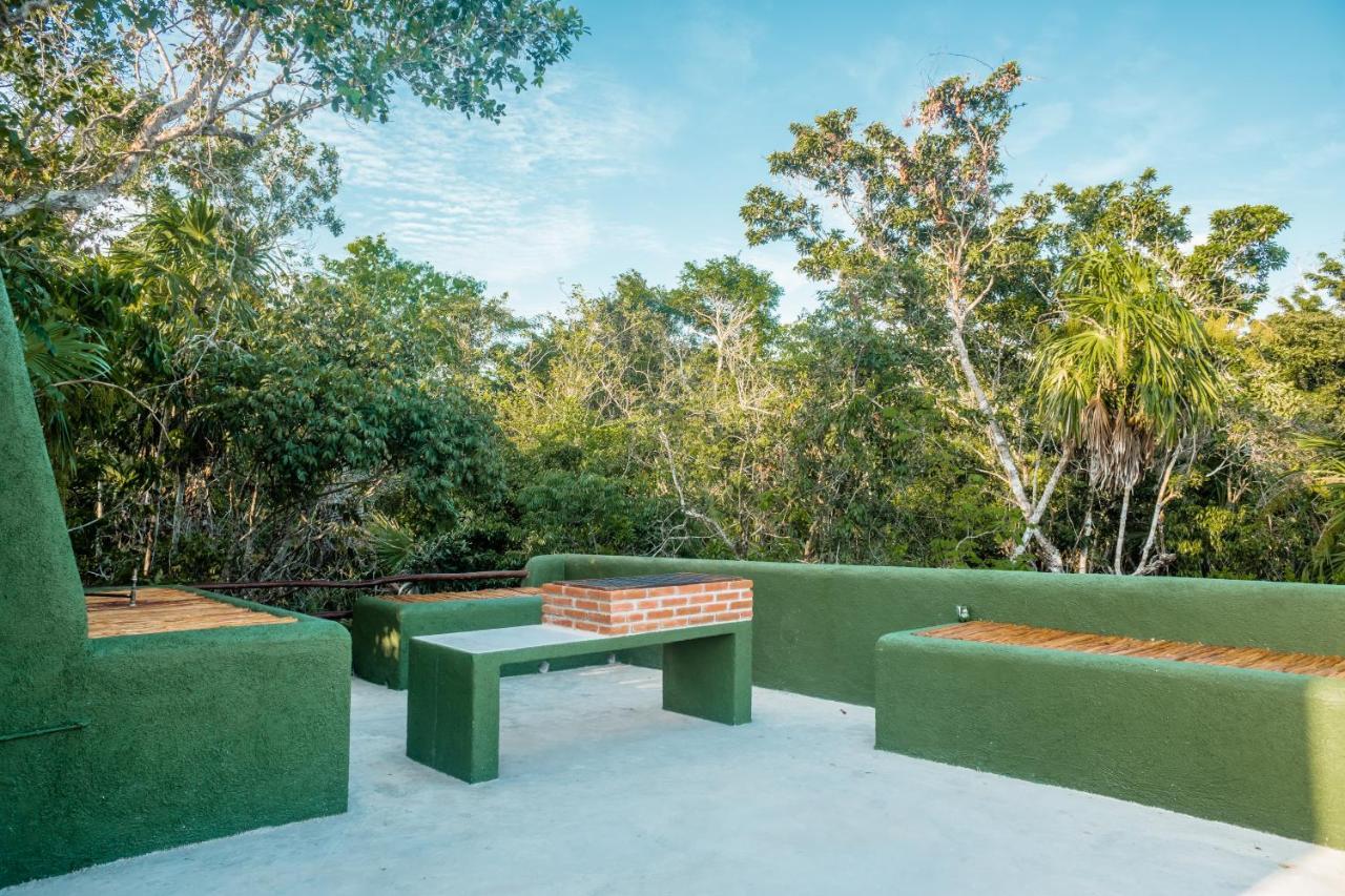 Casa Pibe, Private Jacuzzi, Pier And Rooftop Villa Bacalar Exterior foto